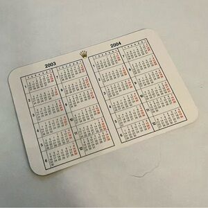 ROLEX Calendar 2003-2004